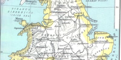 Mappa della gran Bretagna medievale